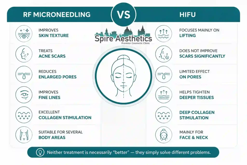 RF Microneedling vs HIFU: Which Treatment Gives Better Results Ravenscliffe?